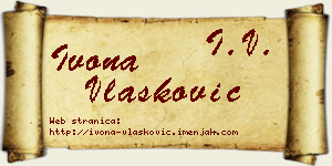 Ivona Vlašković vizit kartica